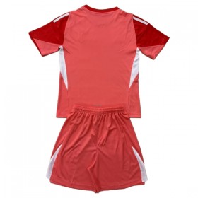 Jalkapallo Peliasut Juventus Maalivahti Lasten 2025-26 Punainen Lyhythihainen